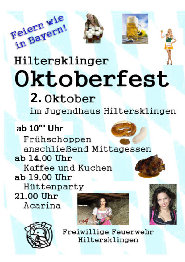 Programm Oktoberfest 2016