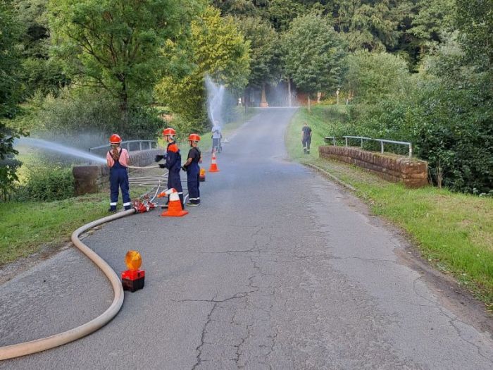 Mit dem Waldbrandset wurde ein Flächenbrand bekämpft