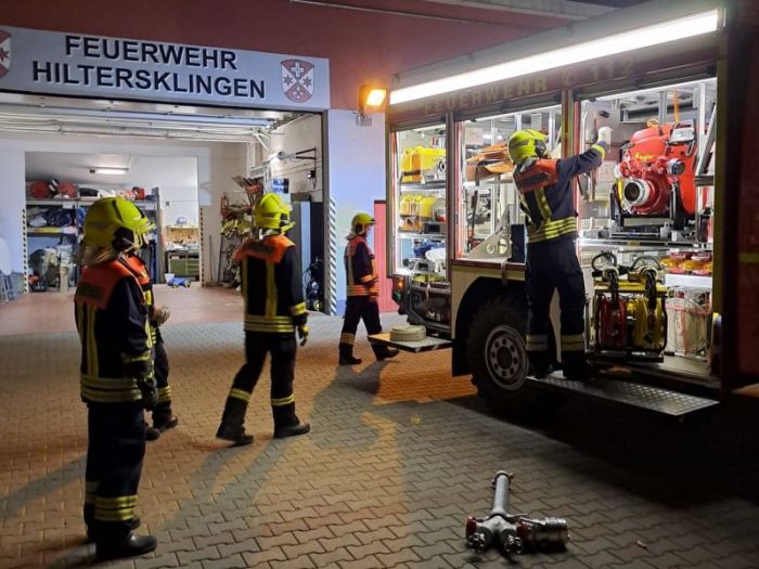 Bereitstellung der erforderlichen Einsatzmittel aus dem Fahrzeug